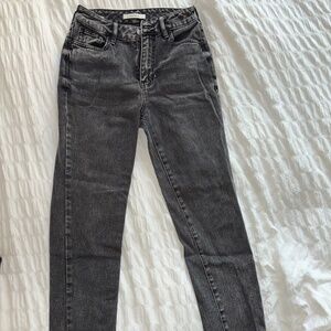 Pacsun Black Straight Leg Mom Jeans